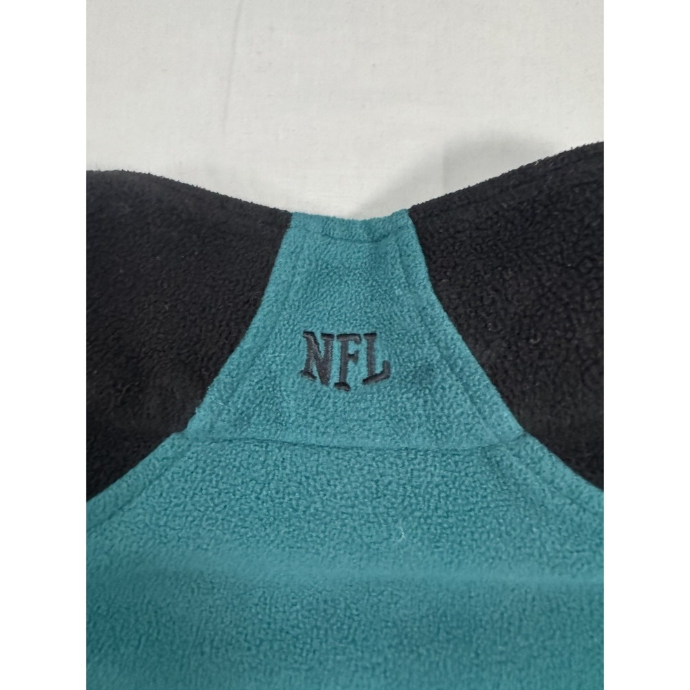 Y2K NFL Philadelphia Eagles Quarter 1/4 Zip Polyester Green XL Fleece Pullover - Picture 9 of 11